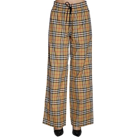 pantaloni fantasia burberry|farfetch burberry pants.